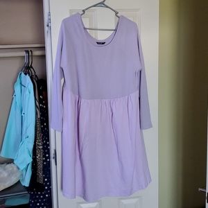 Puff Dress , Lilac , size 2x